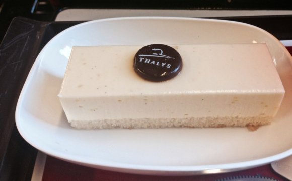 Thalys dessert meal first