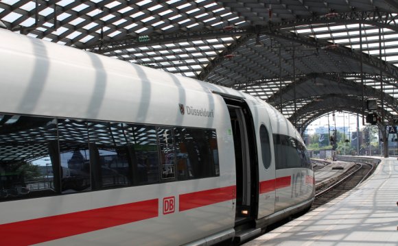 DB Train at Cologne Station