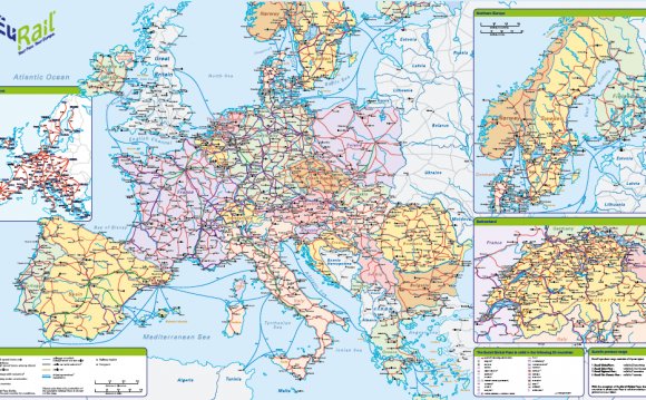 Europe Train Map 2012;