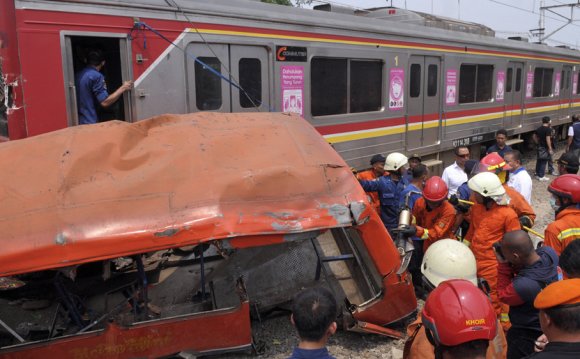 Hit by a commuter train