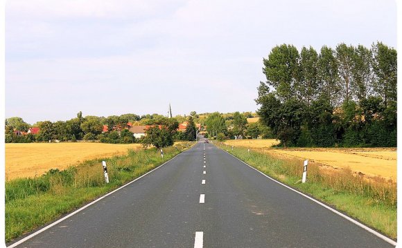 German country road