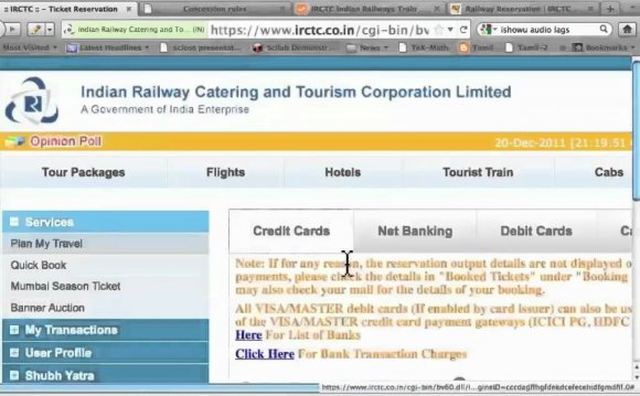 Online Train Ticket Booking