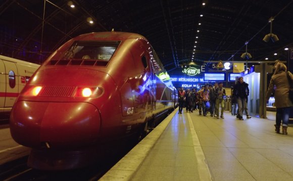 Our train from Brussels to