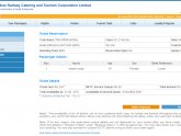 Railway tickets booking website
