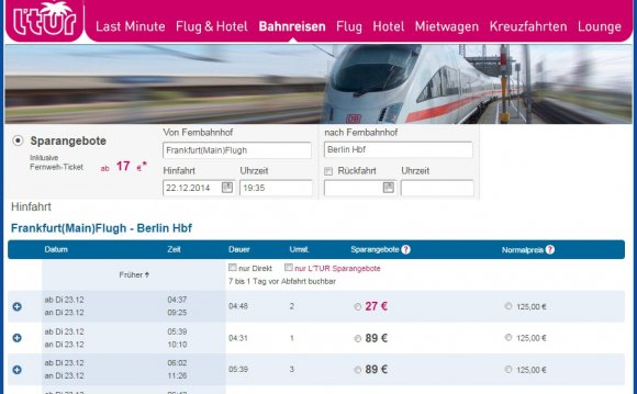 Cheap Germany train tickets