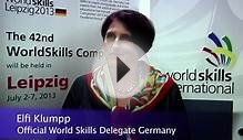 Elfi Klumpp WorldSkills Germany, Calgary to London, London