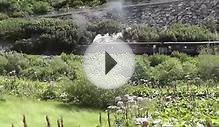 Furka Pass Cogwheel Steam Railway Switzerland July 2011.