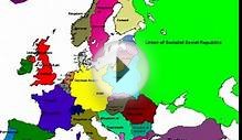 Political Borders of Europe from 1519 to 2006