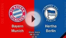 Bayern Munich vs Hertha Berlin Pre-Game Statistics