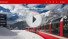 Die neue Website der Rhätischen Bahn