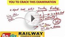 RAILWAY RECRUITMENT 2016 EXAMINATION INFORMATION